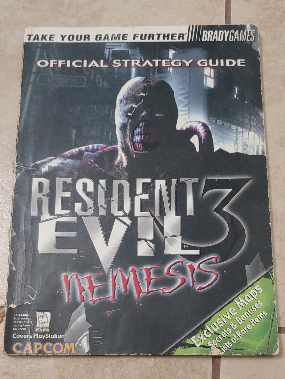 Resident Evil 3 Nemesis Official Strategy Guide Book Bradygames